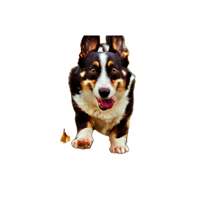 A Dog Running On The Ground With People In The Background – cat PNG with transparent background