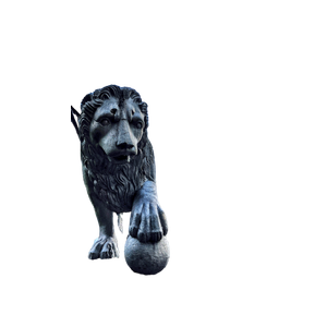A Statue Of A Lion – cat PNG with transparent background