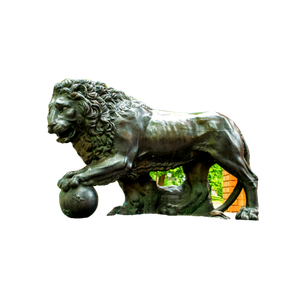 A Statue Of A Lion – cat PNG with transparent background