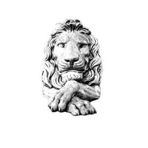 A Statue Of A Lion – cat PNG with transparent background