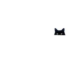 Cat Behind Walls – cat PNG with transparent background