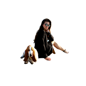 Woman On Dock During Daytime – cat PNG with transparent background